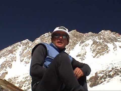 
Jean Christophe Lafaille in front of Shishapangma Southwest Face - Trio For One: Jean-Christophe Lafaille DVD
